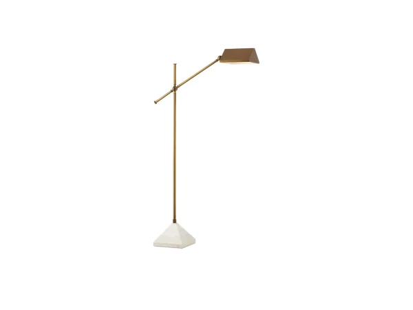 Repertoire Brass Floor Lamp Lighting Currey & Company