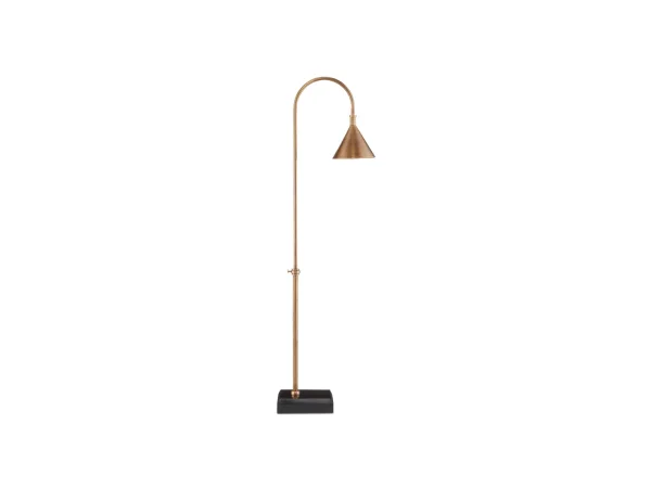 Vision Brass Floor Lamp Lighting Currey & Company